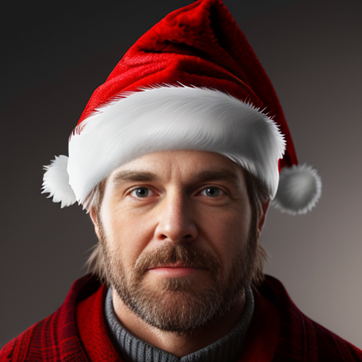 Christmas wizard hat