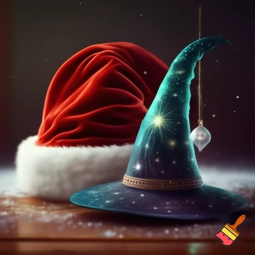 A wizard Christmas hat, Santa Claus hat
