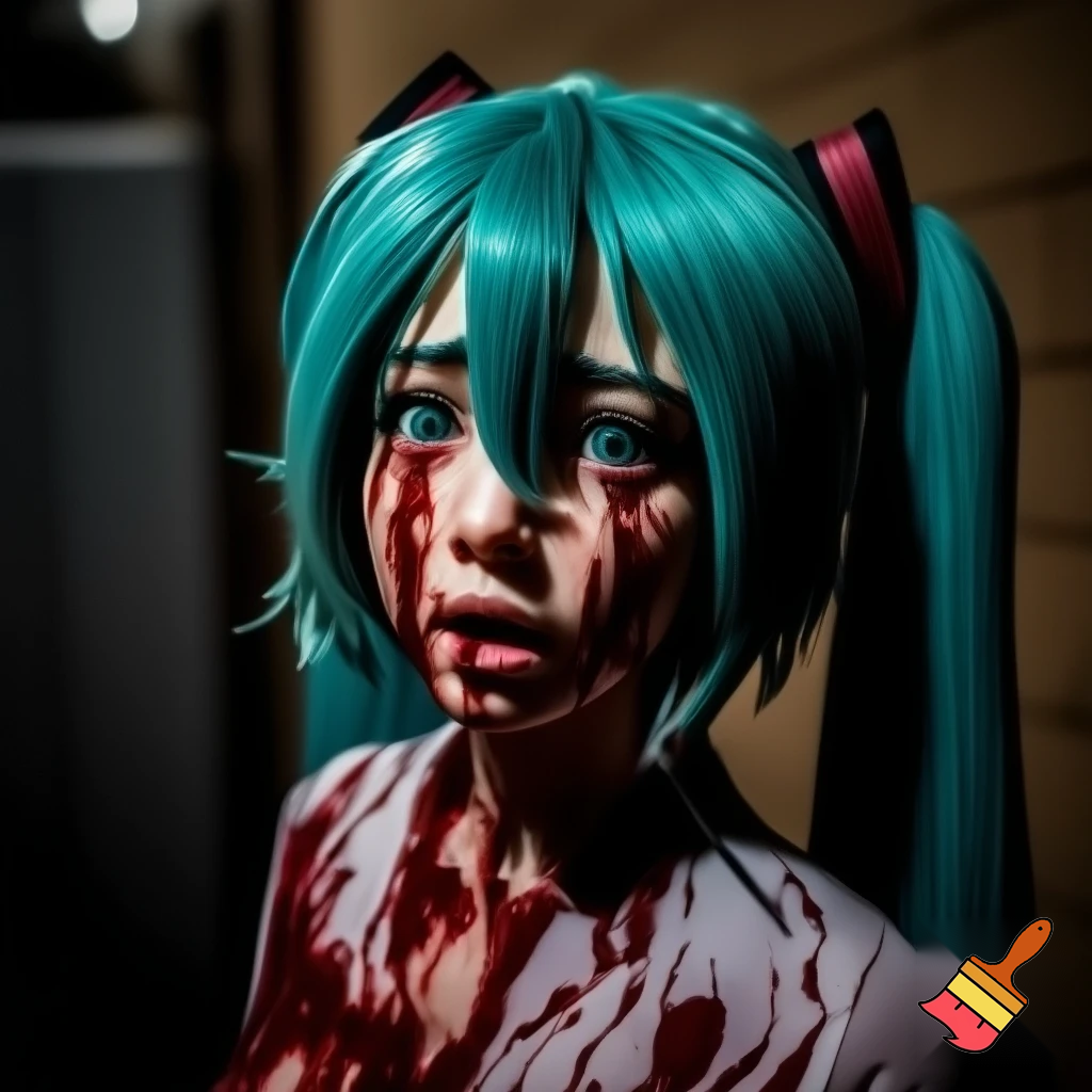 hatsune miku bloody