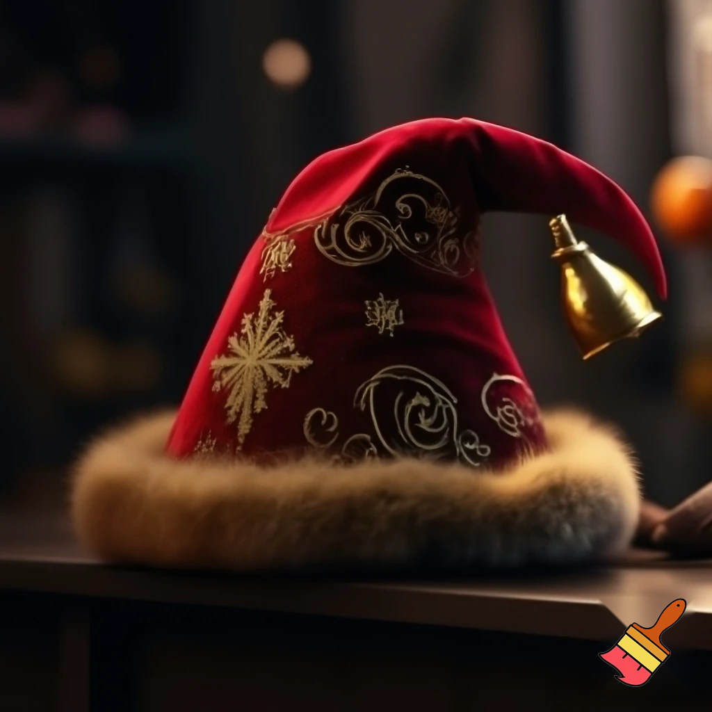 Christmas wizard hat