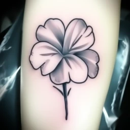 february birth flower tattoo