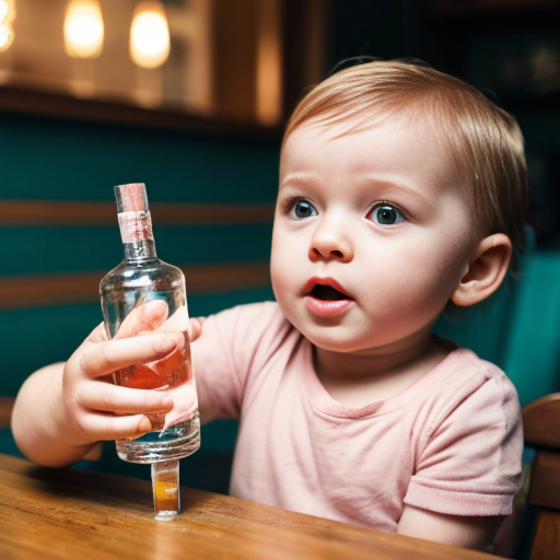 Make a toddler start drinking vodka