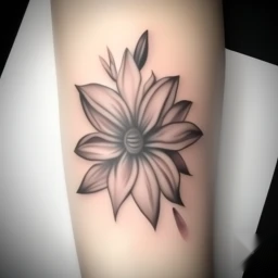 september birth flower tattoo