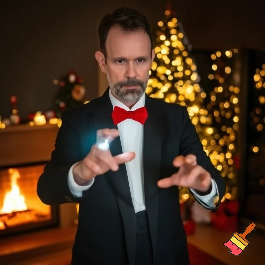 Magic magic Christmas magician