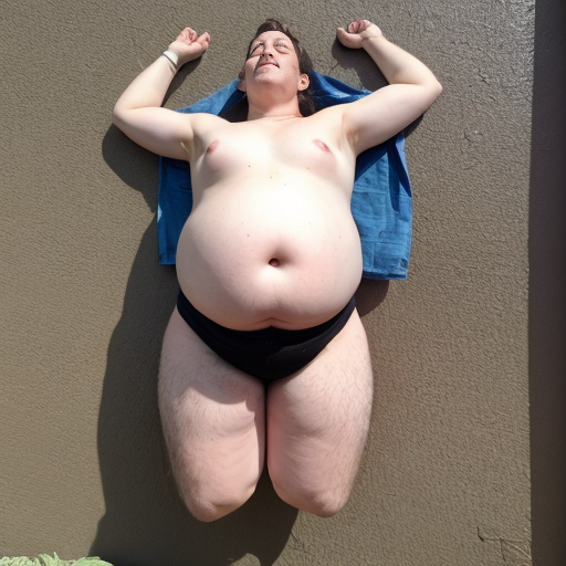 giant belly flooping