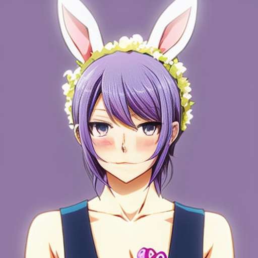  Purple and white Easter bunny headband top hat headband with gold