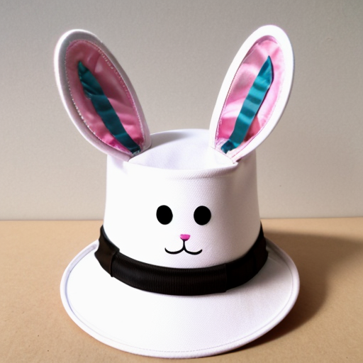 Easter bunny top hat, top hat, Easter bunny ears top hat