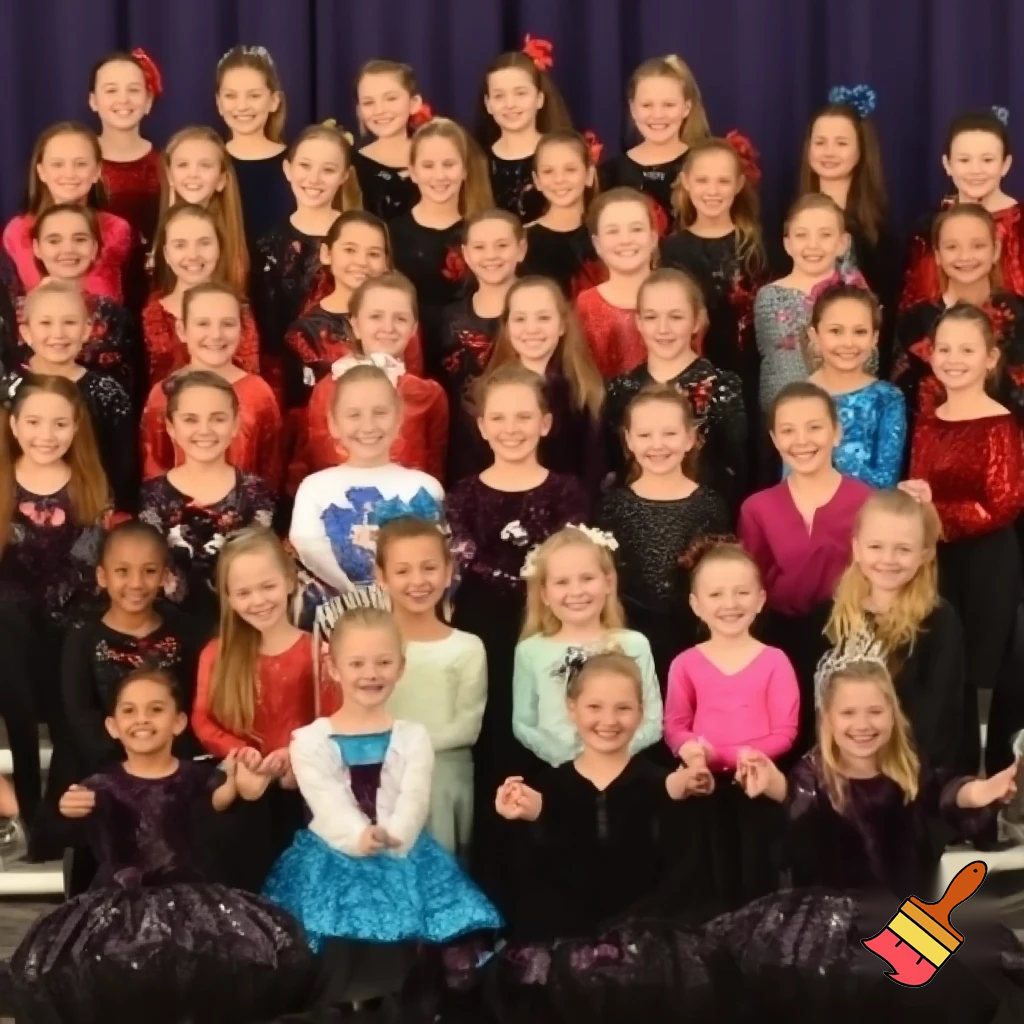 A little girl kid's show