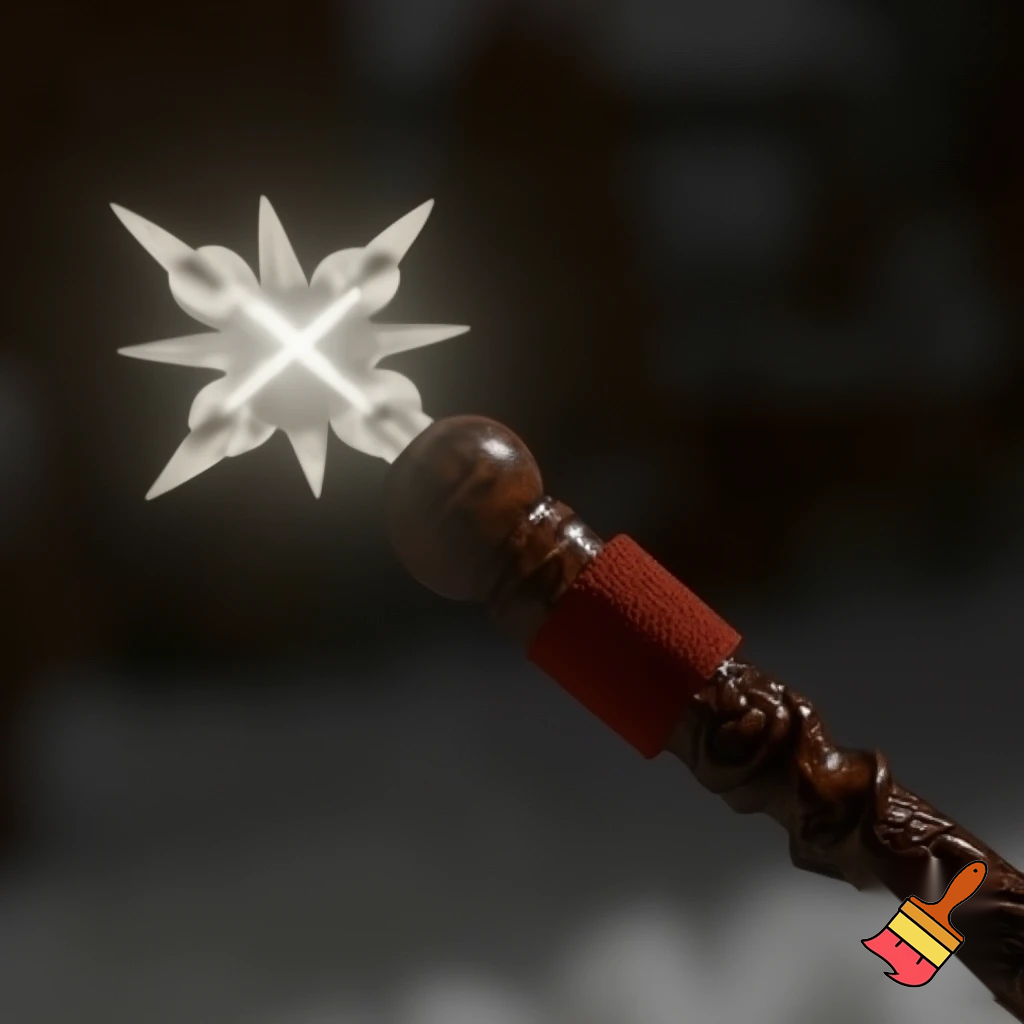 Russian Santa Claus walking stick with a star Santa Claus the real Santa Claus