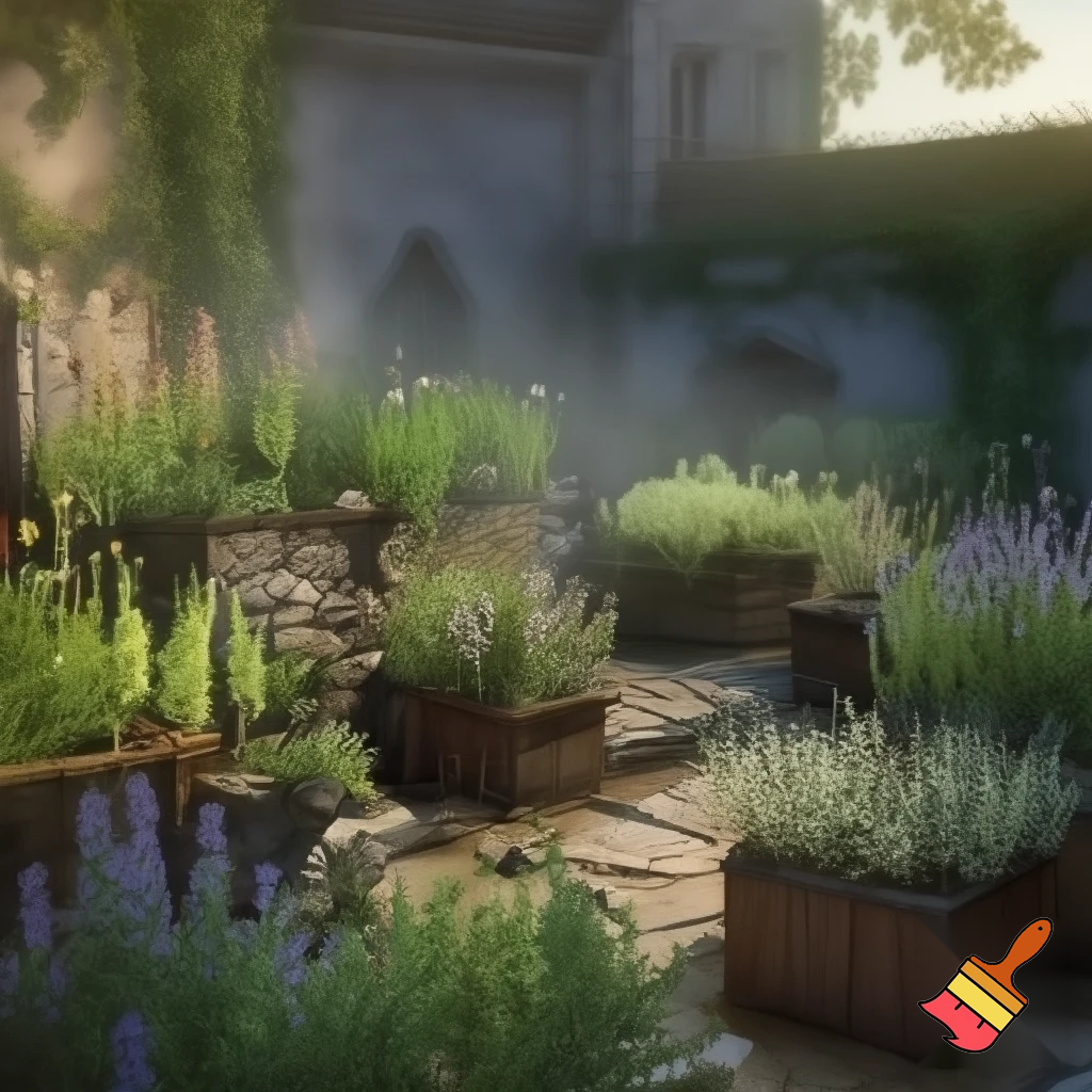 Middeleeuwse kruidentuin