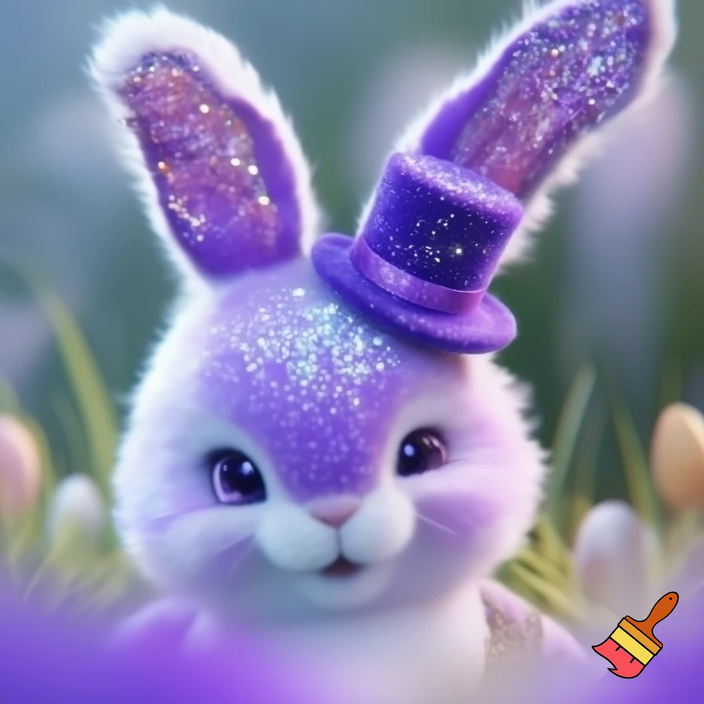 Easter bunny headband velvet Easter bunny, bunny ears, purple and white bunny velvet headband Easter bunny ear top hat ear headband glitter top hat velvet