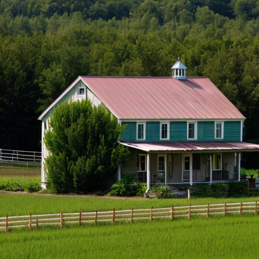 a normal farm house