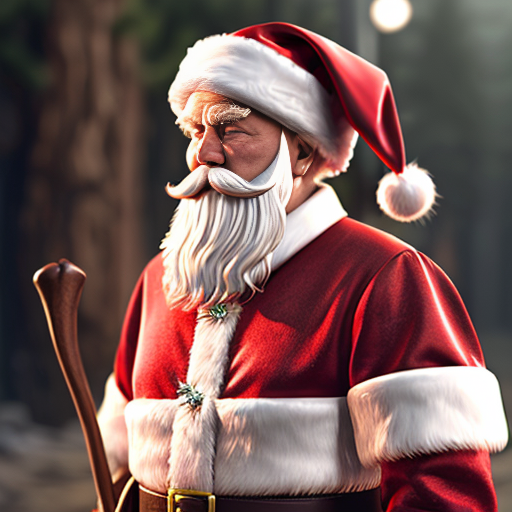 Santa Claus Russia walking stick star the real Santa Claus