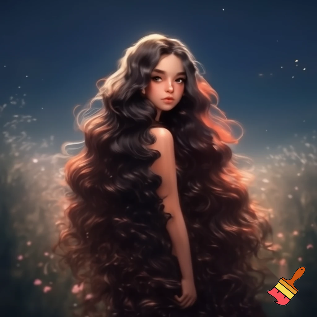 girl with long long long long long hair
