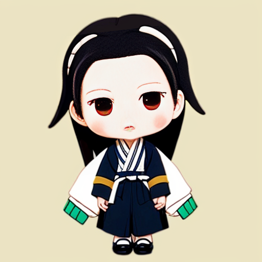 nezuko in her small form