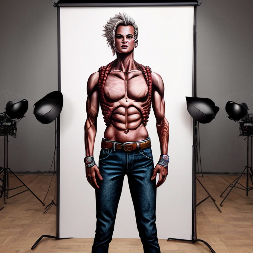 JoJo stand, bad quality, humanoid, there may be different colors, single-color background, manga style, there may be different processes