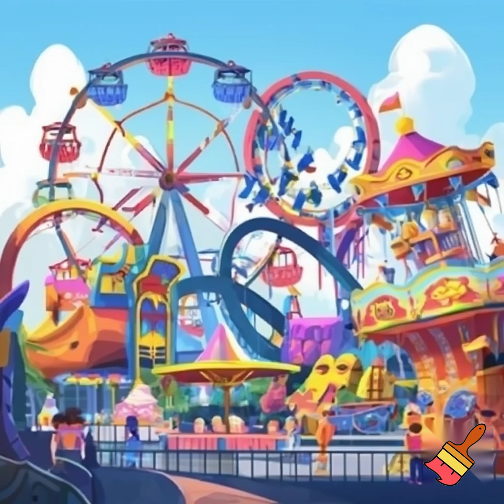 Luna Park cartoon