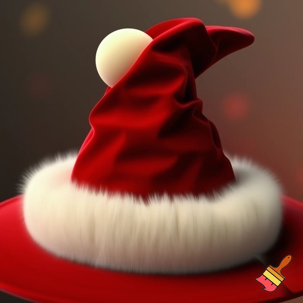 Christmas wizard hat red