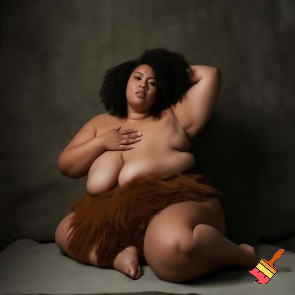 curvy naked woman