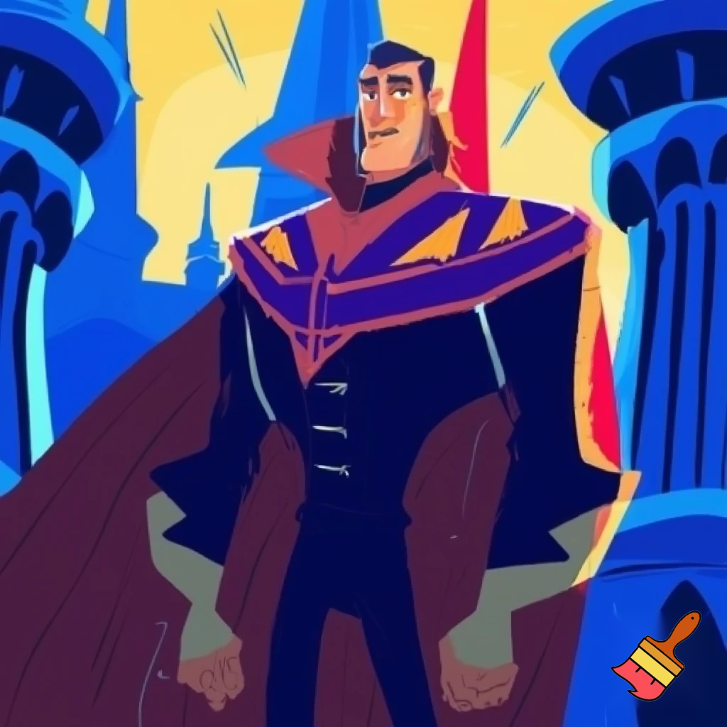Marvel-themed cartoonish Superhero or Villain from an European country.