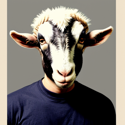 man with goat head