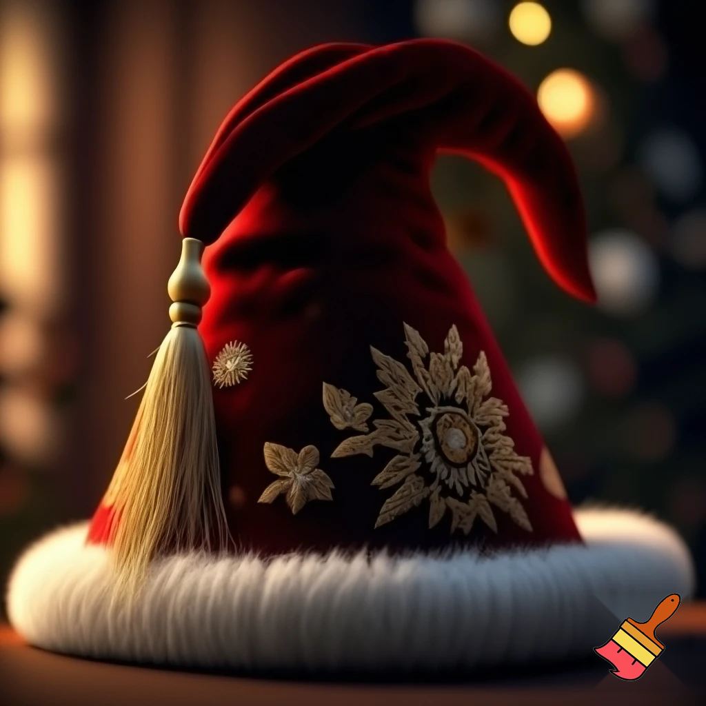 Christmas wizard hat