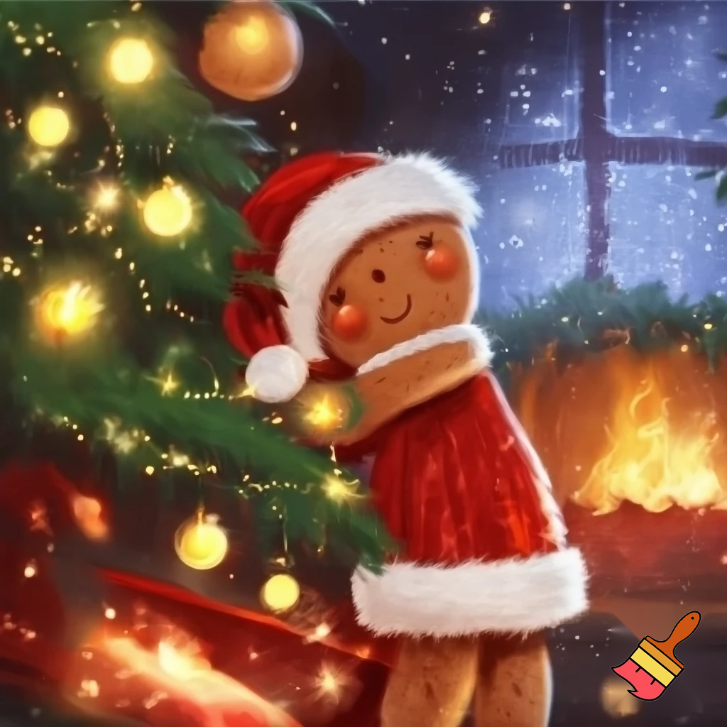 Christmas with a hat