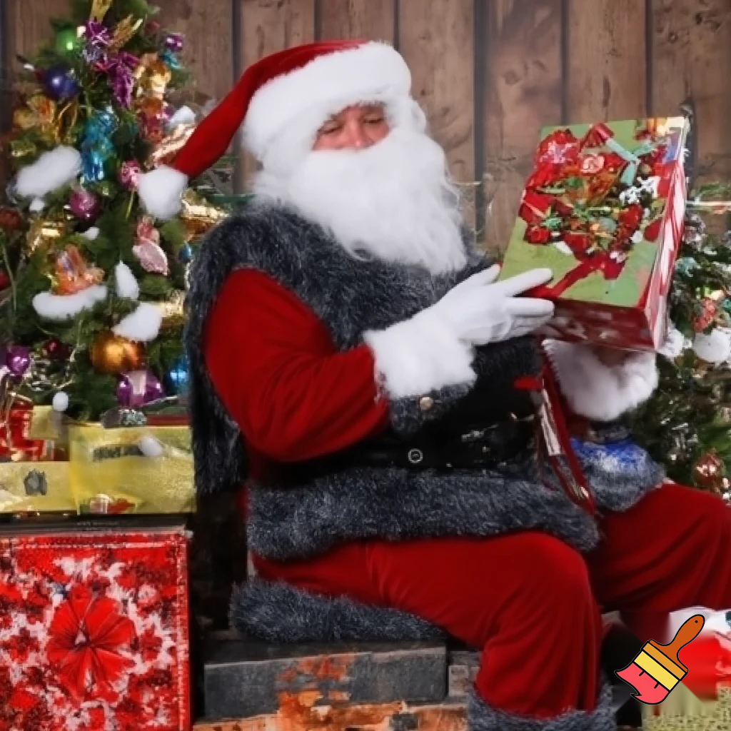 Big huge presents big huge presents for Boxing Day big shoot Santa Claus is in the Magic box Santa Claus