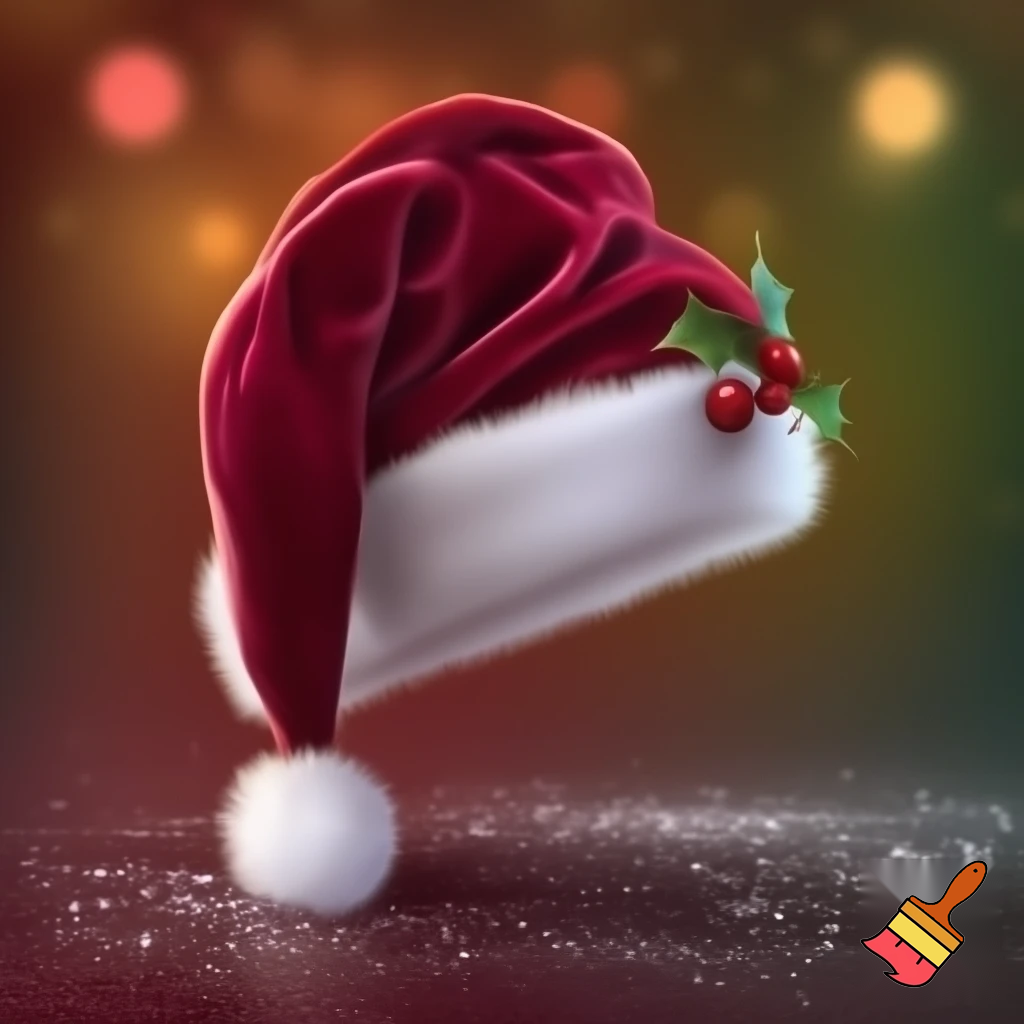Christmas hat velvet hat elf hat