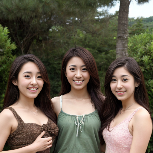 4 people all girls 2 brown 1korean 1 welsh all 13/12 mariya maahi hanah sara