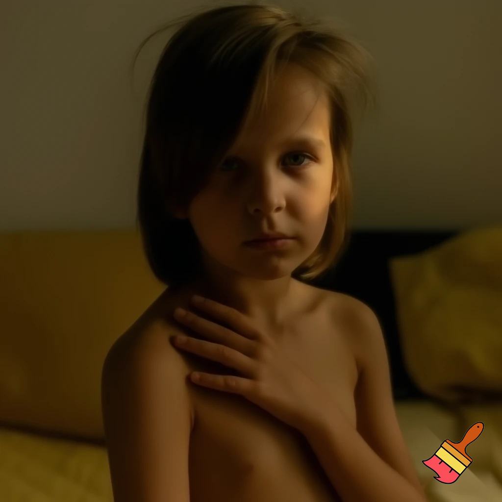 
a girl without clothes
