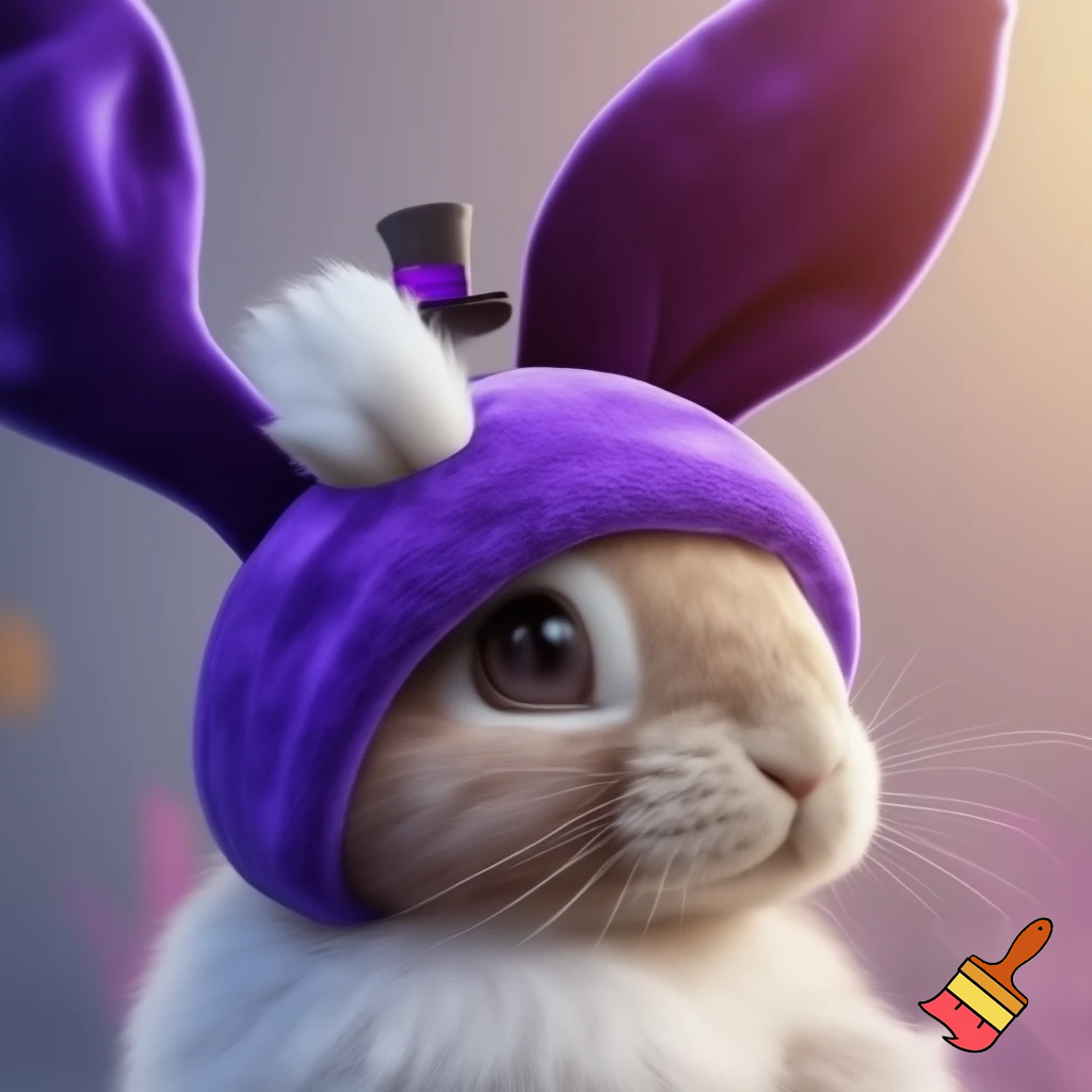 Easter bunny headband velvet Easter bunny, bunny ears, purple and white bunny velvet headband Easter bunny ear top hat ear headband