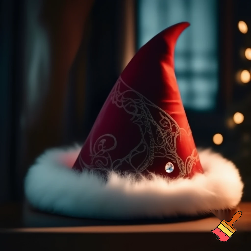Christmas wizard hat
