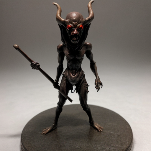 demonic figure unique
