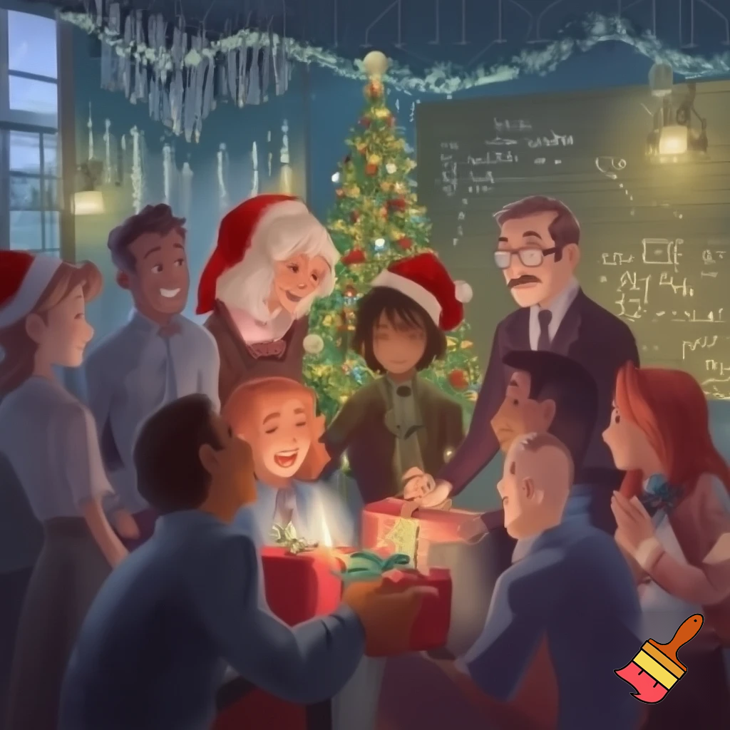 UMA IMMAGINE PER FARE GLI AUGURI DI BUON NATALE AI PROFESSORI AGLI ALUNNI E ATTUTTI GLI IMPIEGATI DI UN LICEO SCIENTIFICO IN iTALIA