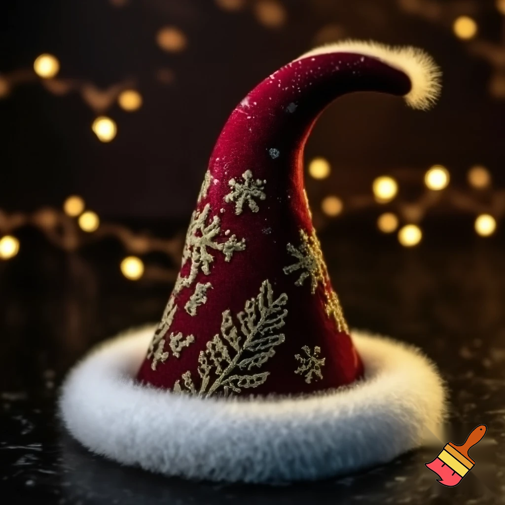 Christmas wizard hat