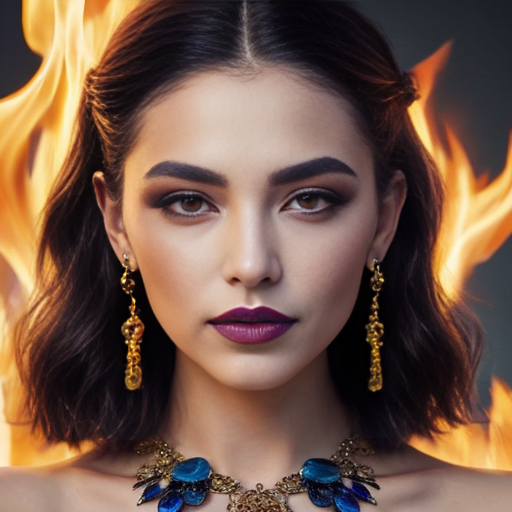 anime illustration, Genshin Impact character, corrupted Keqing, light purple short hair, glowing magenta eyes, lightning veins on face and forehead, dark and luxurious outfit inlaid with blue gems, tassel hair ornament, sharp and delicate facial features, flowing dark purple and orange golden flame background, 8K ultra-detailed, cinematic lighting, dramatic atmosphere --no photorealistic, real person, blurry, low resolution, distorted facial features, messy background
