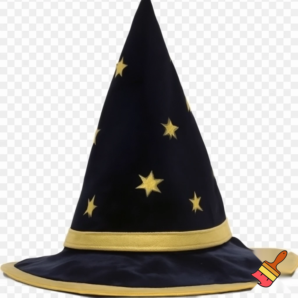 Christmas wizard hat read velvet