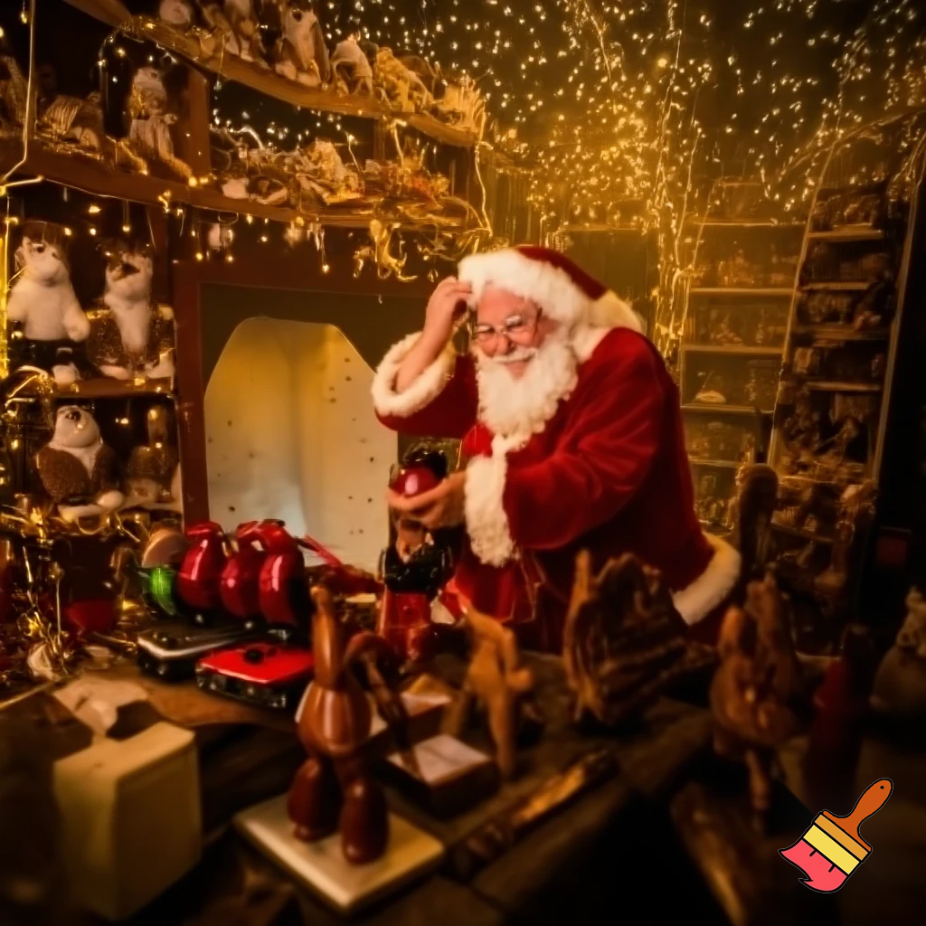 Clothes in the special room Santa Claus in the special room Santa Claus room Santa Claus’s secret room the real real Santa Claus