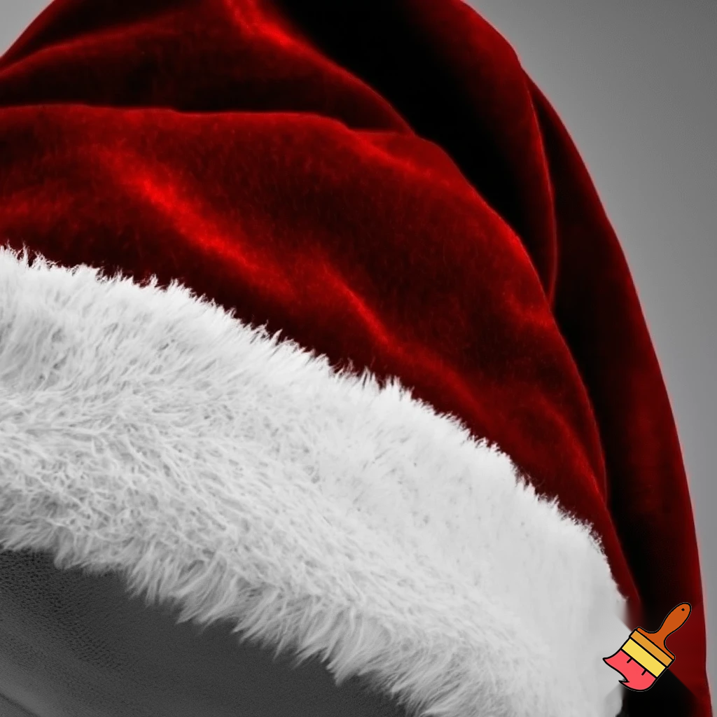 Christmas hat, Santa Claus hat velvet hat offensive hat