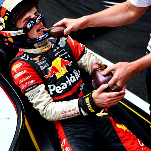 max verstappen oiling his eggplant before puting it in charles leclerc