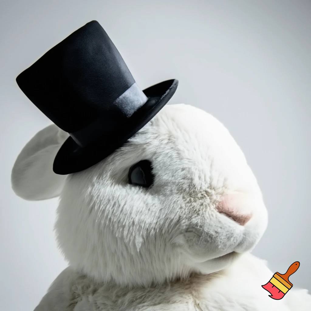 Easter bunny mascot costume top hat special top hat