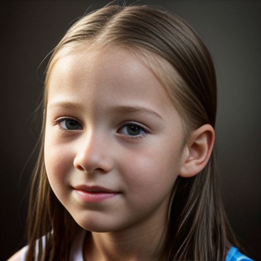 Make a picture of a 12 year old, rich girl