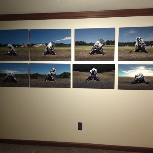 the wall of a reastrant
