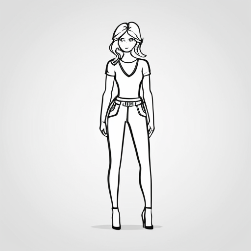 Tall young white-haired woman in armor