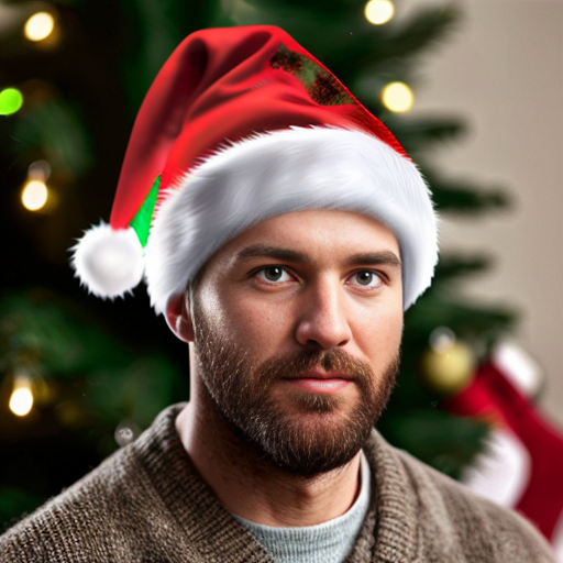 Christmas wizard hat