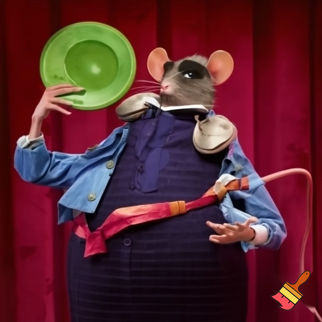 Hazme una cartel que diga Papá Rata