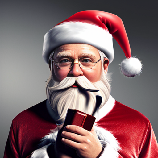 Santa Claus video Santa Claus hat