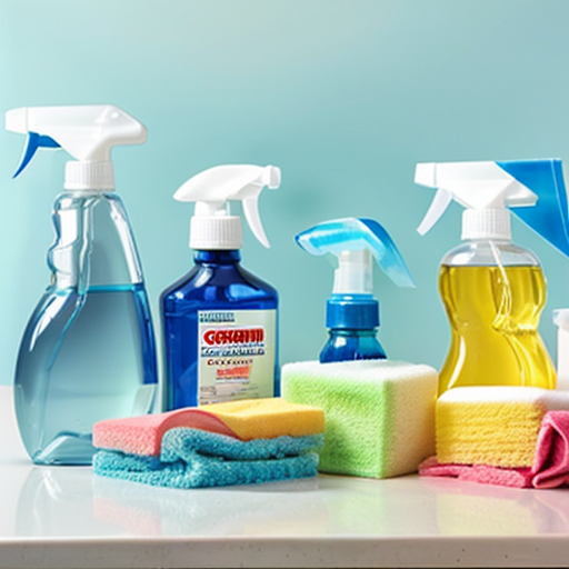 Používání čisticích prostředků 