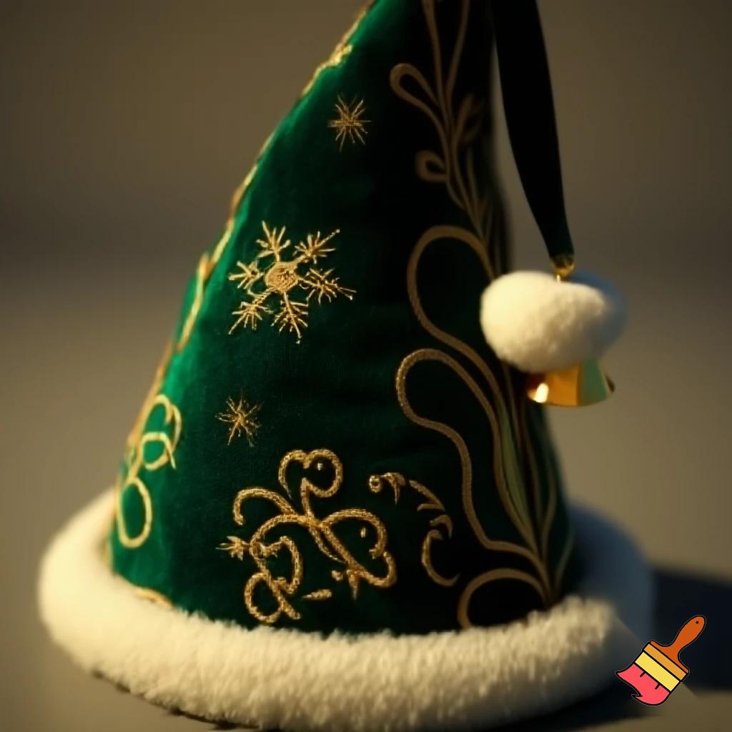Christmas wizard hat